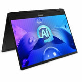 MSI Summit E16 AI Evo 2-in-1 Notebook featuring QHD+ touchscreen, Intel Core Ultra processor, and advanced AI features.