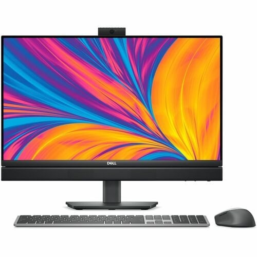 Dell OptiPlex 7420 All-in-One Computer with 23.8" Full HD display, Intel Core i7 processor, and sleek black design.