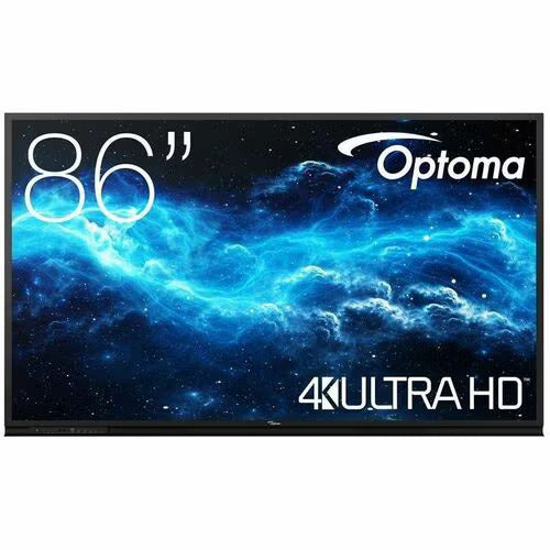 Optoma Creative Touch 3-Series 75-inch interactive display, 86-inch interactive flat panel, 4K UHD touchscreen display for classrooms and businesses.