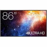 Optoma N-Series Professional Display, 4K UHD display for conference rooms, digital signage for business, hybrid work solution, interactive digital signage, corporate presentation display.