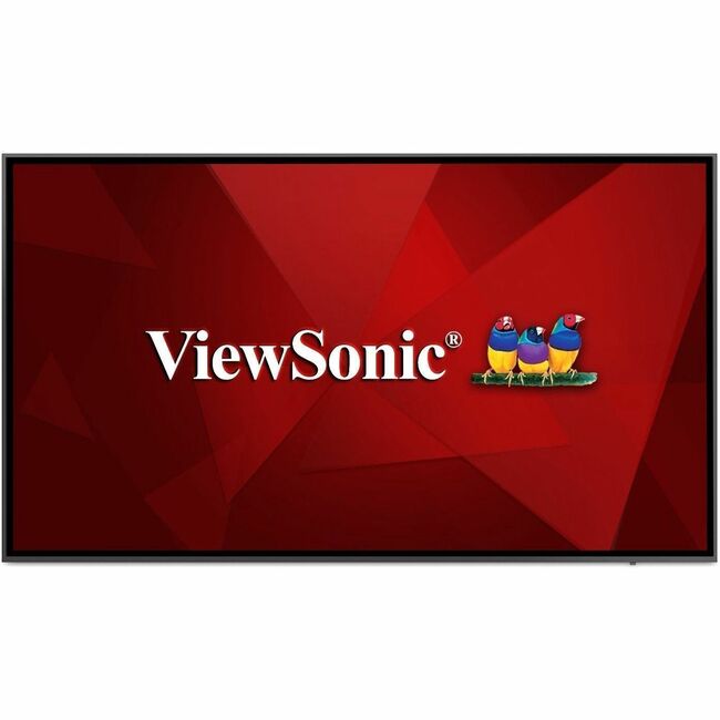 ViewSonic Commercial Display CDE7520-W - 4K 24/7 Operation, Integrated Software, 3GB RAM, 16GB Storage - 450 cd/m2 - 75"