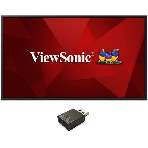 ViewSonic Commercial Display CDE4320-W1 - 4K 24/7 Operation, Integrated Software and WiFi Adapter - 350 cd/m2 - 43"