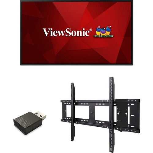 ViewSonic Commercial Display CDE5520-E1 - 4K Integrated Software, WiFi Adapter, Fixed Wall Mount - 350 cd/m2 - 55"