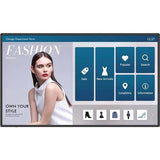 BenQ IL5501 55" Smart Interactive Signage with 4K UHD resolution, anti-glare screen, and germ-resistant touch interface for retail and business applications.