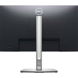 32-inch Dell P3223DE QHD monitor with sleek black and silver design, showing vibrant display and ergonomic adjustments