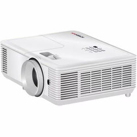 InFocus SP124 DLP Projector with XGA resolution, 4000 lumens brightness, 30,000:1 contrast, and 3D support for gaming and presentations.