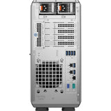 Front view of Dell EMC PowerEdge T150 Tower Server with front ports and sleek design