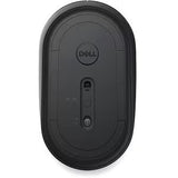 Dell Mobile Wireless Mouse MS3320W-BLK with sleek black design and wireless connectivity.