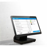 Elo I-Series E389883 10-inch POS terminal with modular peripherals and Android 10 operating system.