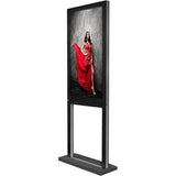 DynaScan DS551DR4 55" dual-sided ultra-high brightness LCD display for storefront advertising

