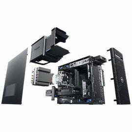 Dell Precision 3680 Workstation – Front and Side View