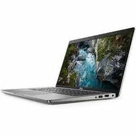 Dell Precision 3490 Mobile Workstation with 14-inch Full HD display, Intel Core Ultra 5 processor, and 16GB RAM in gray color