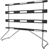 Peerless-AV Cart/Stand for LG 130" LED Screen with a black finish, cable management system, and caster/foot options for flexible installation.