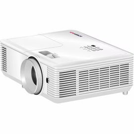 InFocus SP2236 WXGA DLP Projector with 4700 lumens brightness, 3D support, HDMI and USB ports, and 30,000:1 contrast ratio, ideal for gaming and presentations.