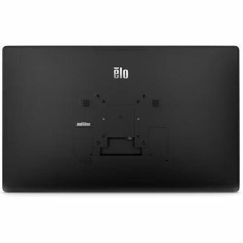 Back view of Elo I-Series 4 POS Terminal with 21.5-inch touchscreen display and sleek black design.