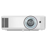 High-brightness XGA projector with 4200 lumens, HDMI, USB, and RJ-45 connectivity for home, office, and gaming setups.