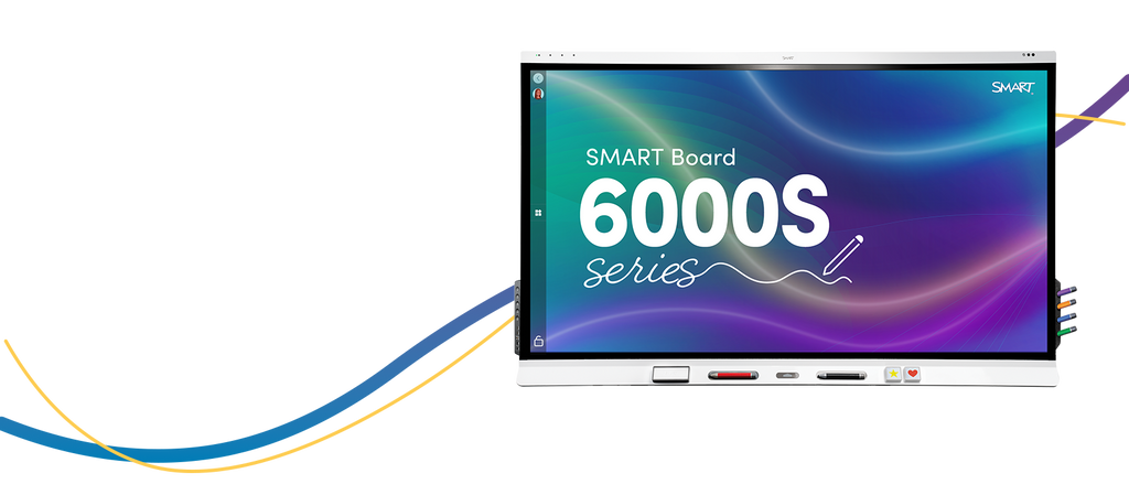 SMART Board 6000S (C) Pro Series Interactive Display with iQ - White bezel 
- 86", Wall Mount - 6286S-CPW