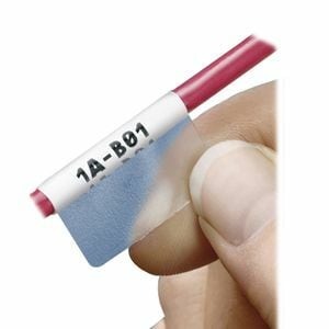 Panduit P1 Wire & Cable Label with self-laminating design for durable, high-quality cable identification.