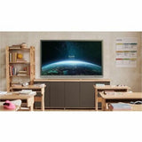 BenQ RE6501 65-inch interactive display for education, featuring a germ-resistant touchscreen and 4K UHD clarity for a healthier classroom environment.