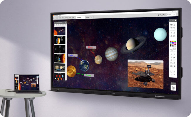 Promethean ActivPanel LX 86" - 2 x Pens & Cable pack included -  APLX-86-NA-1 - Projex Display