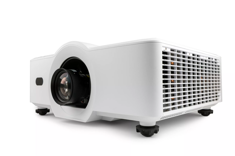 Barco G50-W7 DLP Laser Phosphor Projector White US TAA Compliant R90106532 - Right Perspective - Projex Display