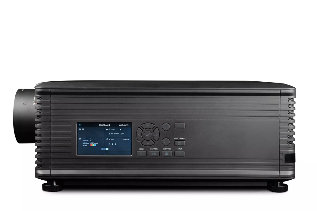 Barco I600-4K8 W US TAA projector R9400811BUS - right side OSD control panel view - Projex Display