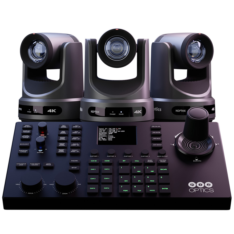 PTZOptics Producer-4K Camera & Controller Bundle -PT20X4KPRODUCERSJOY - Projex Display