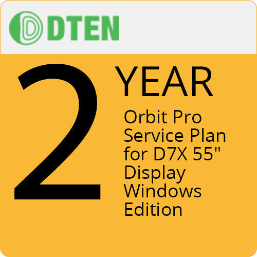 DTEN D7X 55 Windows Ed. Add: Orbit Pro 2-Year Plan