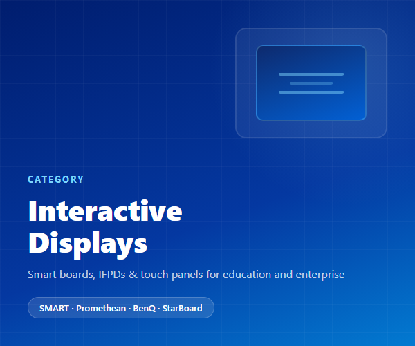 Interactive Displays Category Banner